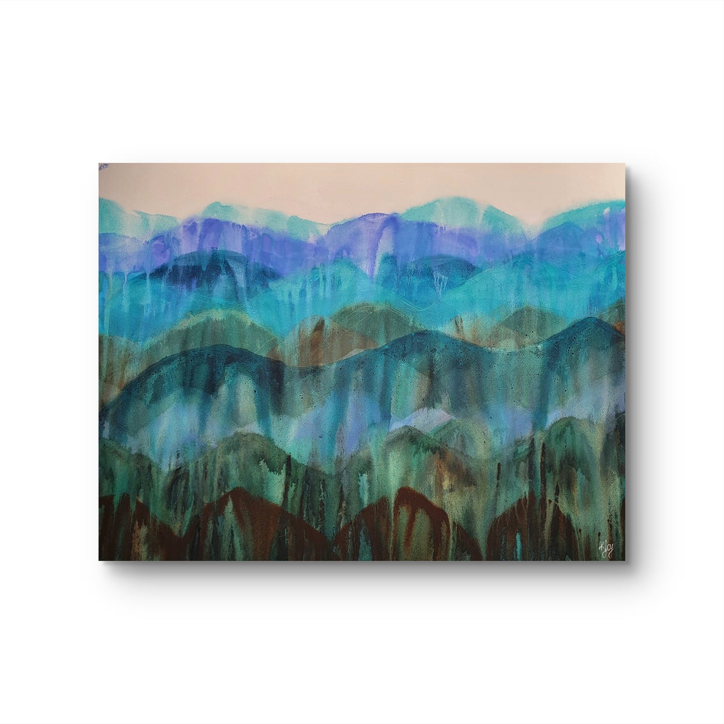 Echoes: Dawn to Rust 18x24 Original Watercolor Painting