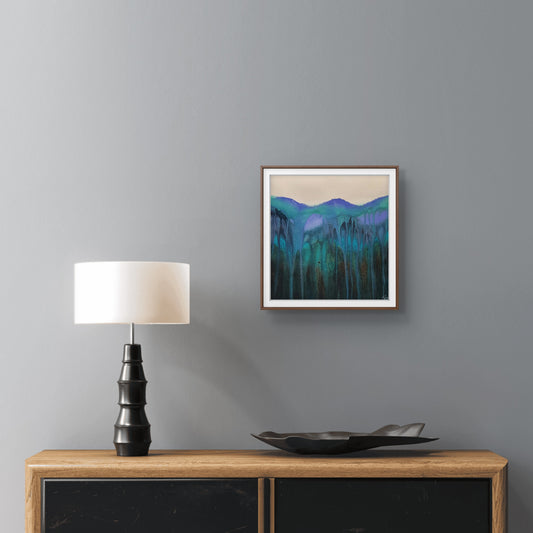 Mountain Memory 12x12 Original Watercolor Painting