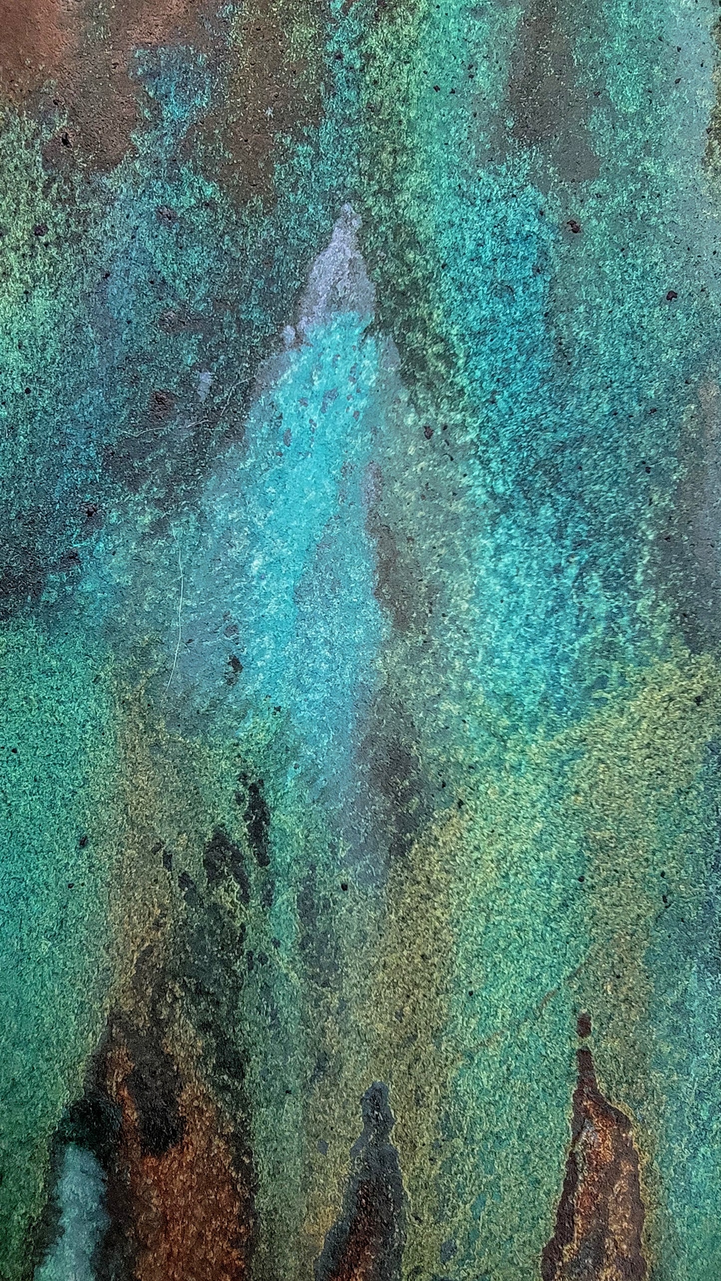 Mountain Echoes 12x6 Original Watercolor Painting