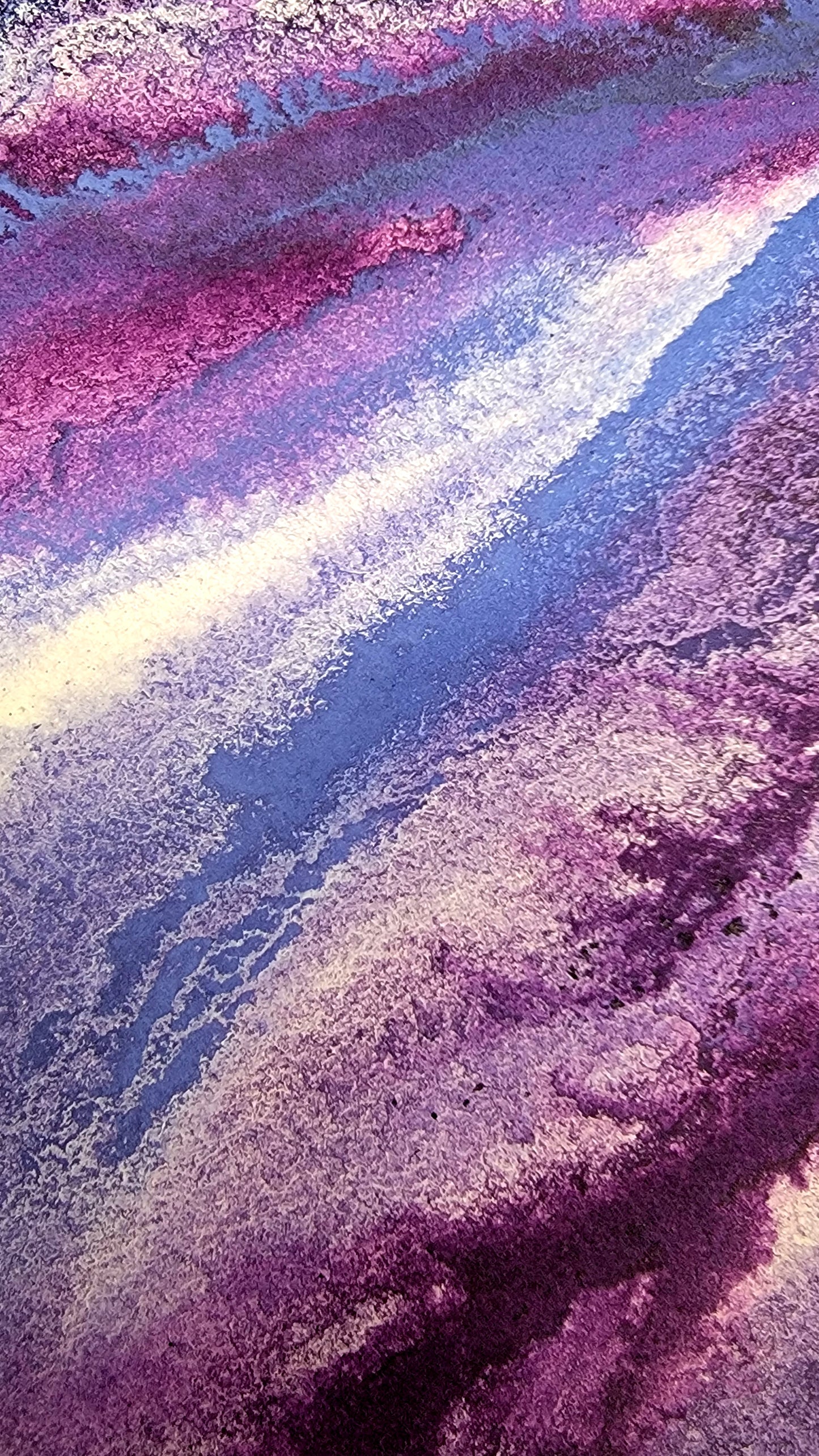 Where Galaxies Bloom — 12x12 Original Watercolor and Ink Painting