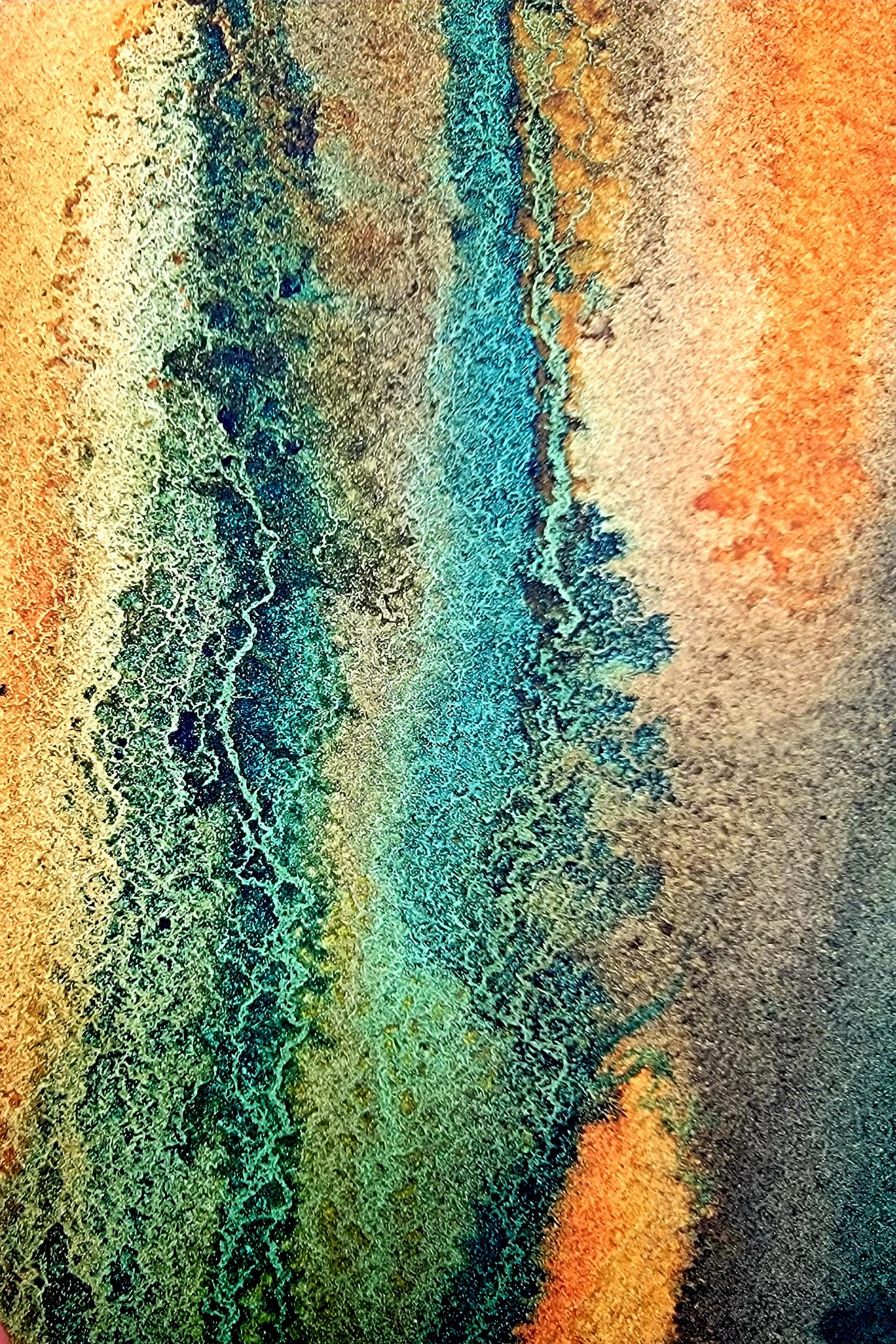 What Color Are Your Tears? 16x20 Original Watercolor
