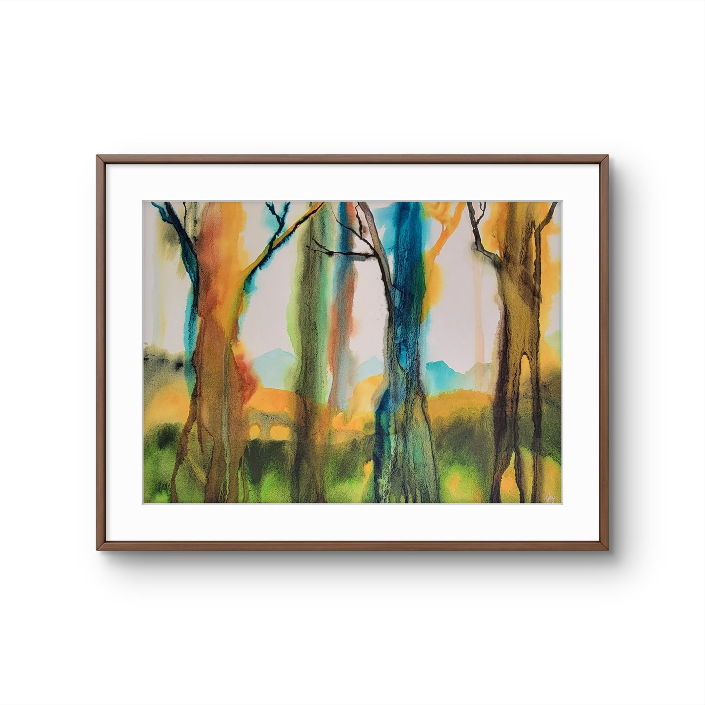 Memory Passing Through 18x24 Original Watercolor Painting