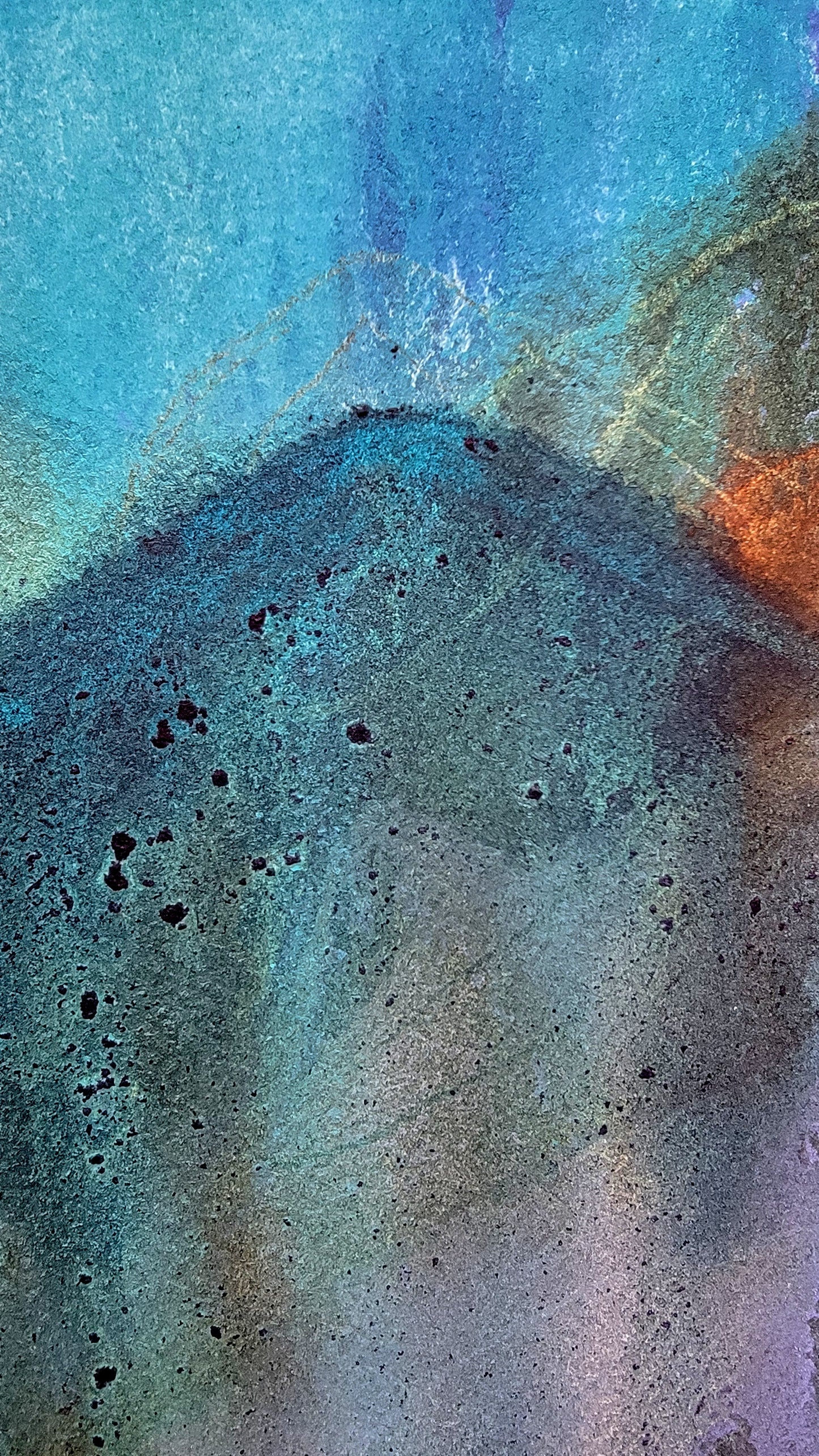 Echoes: Dawn to Rust 18x24 Original Watercolor Painting