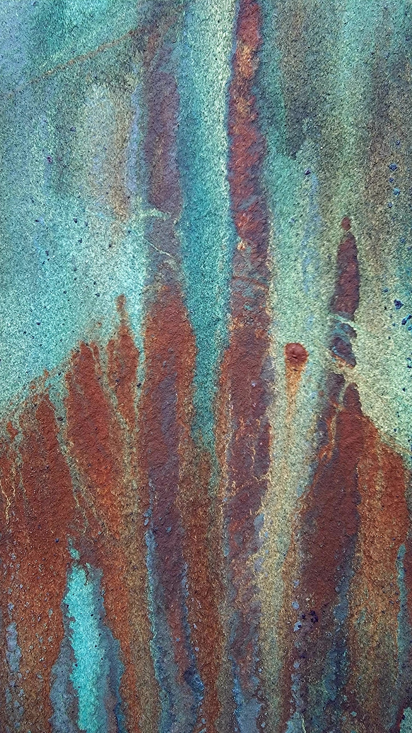 Echoes: Dawn to Rust 18x24 Original Watercolor Painting