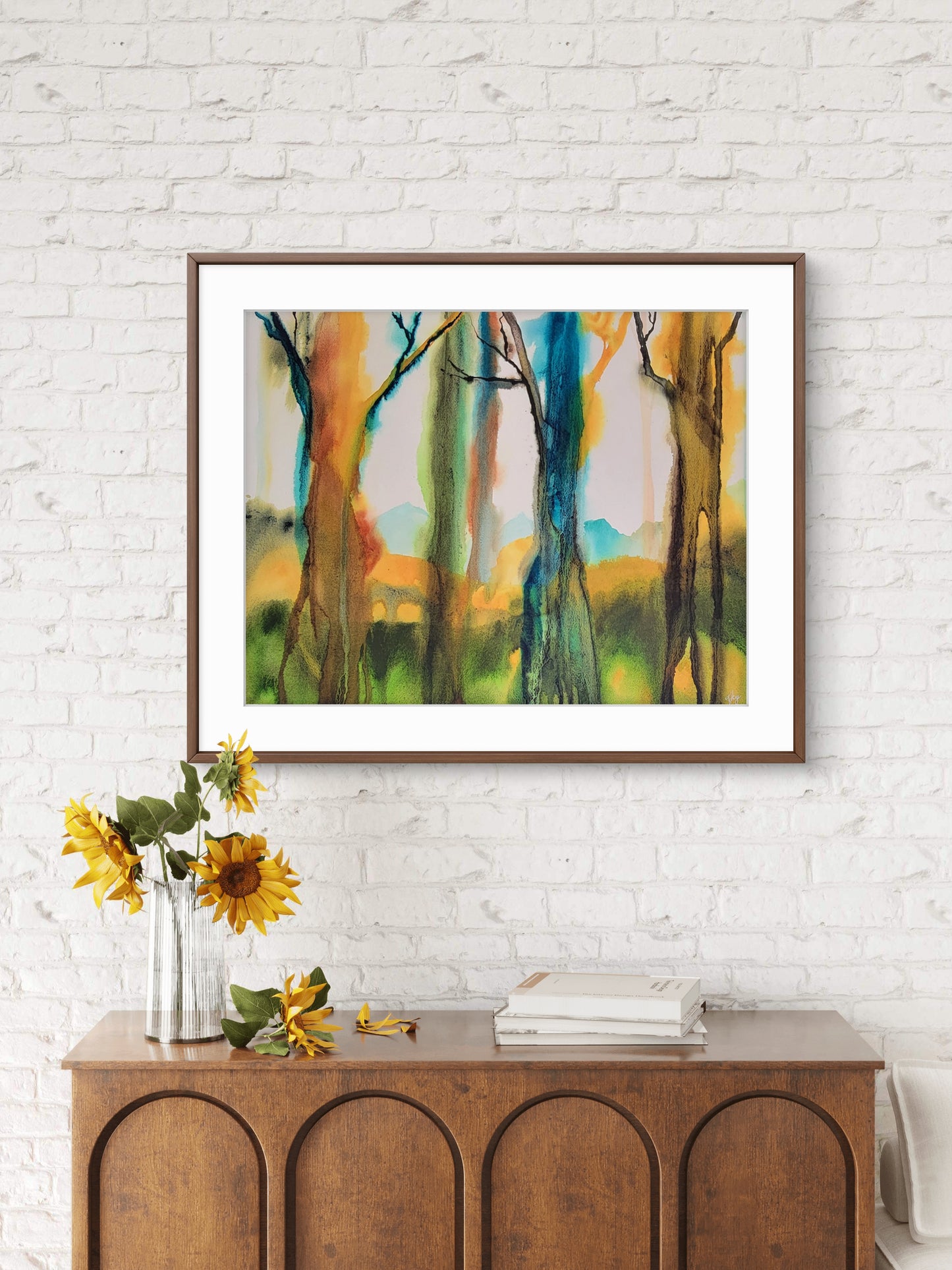 Memory Passing Through 18x24 Original Watercolor Painting
