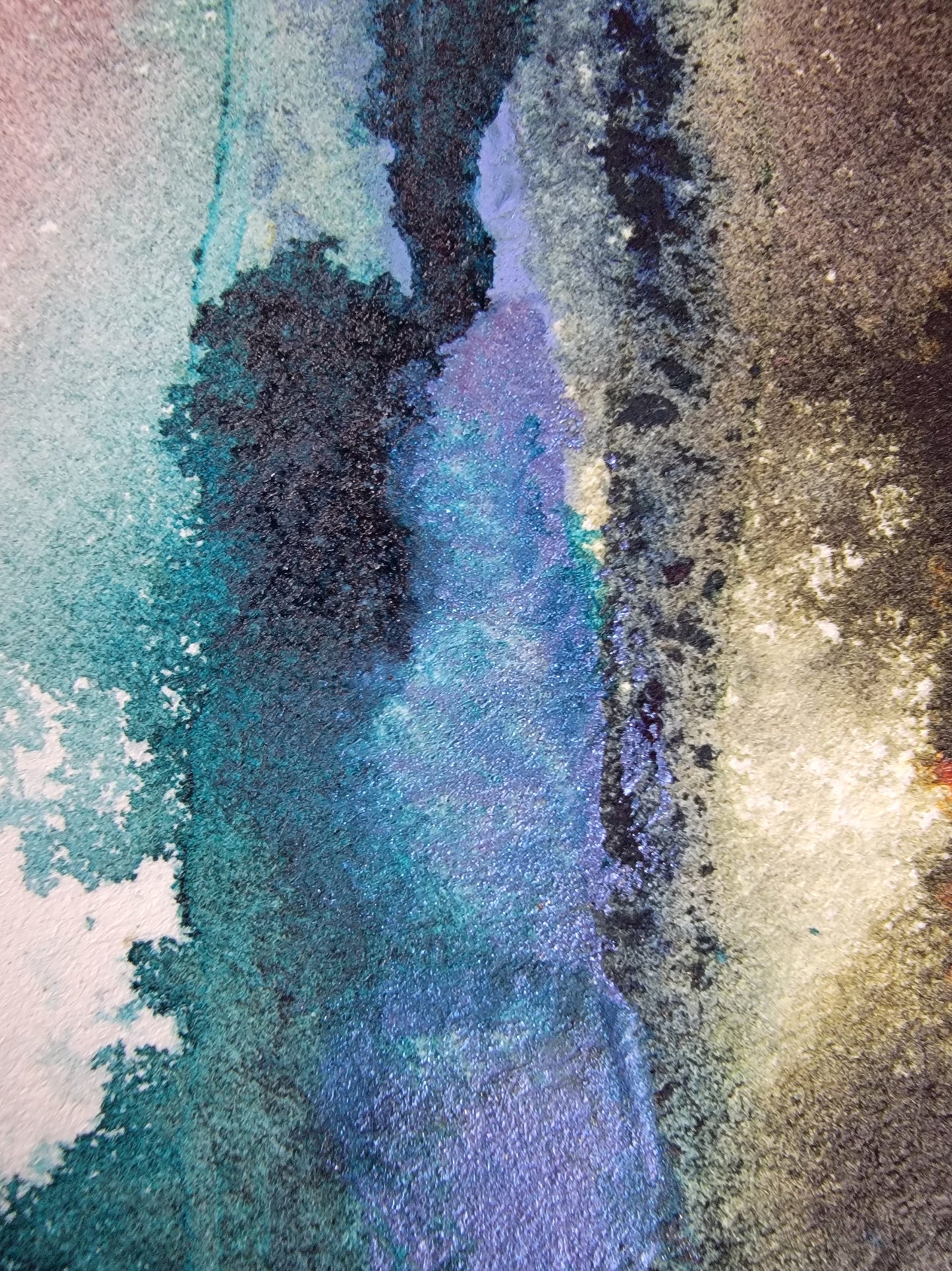 "Echoes of Joy" 6x12 Original Watercolor Painting