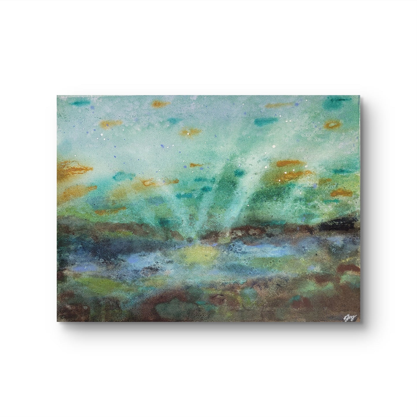 "Submerged" 12x16 Original Watercolor Painting