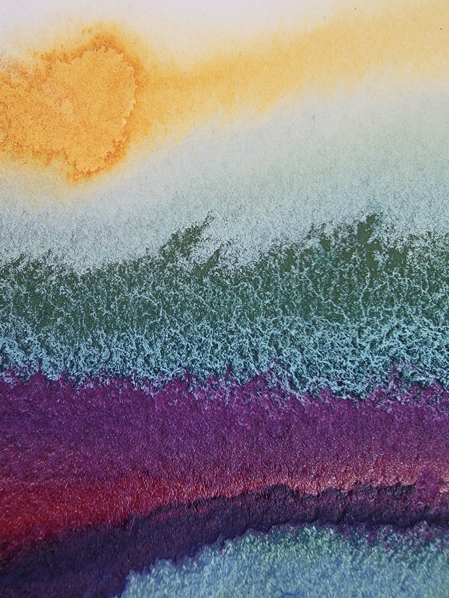 "Radiance" 6x12 Original Watercolor Painting